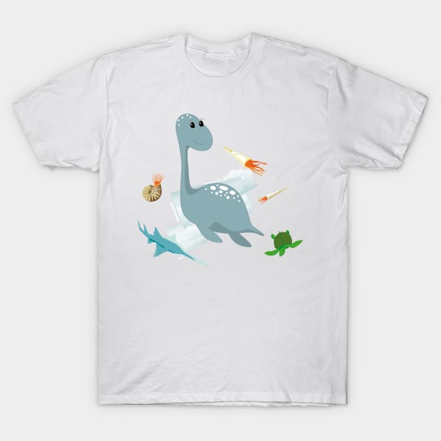 plesiosaurus T-Shirt by masslos